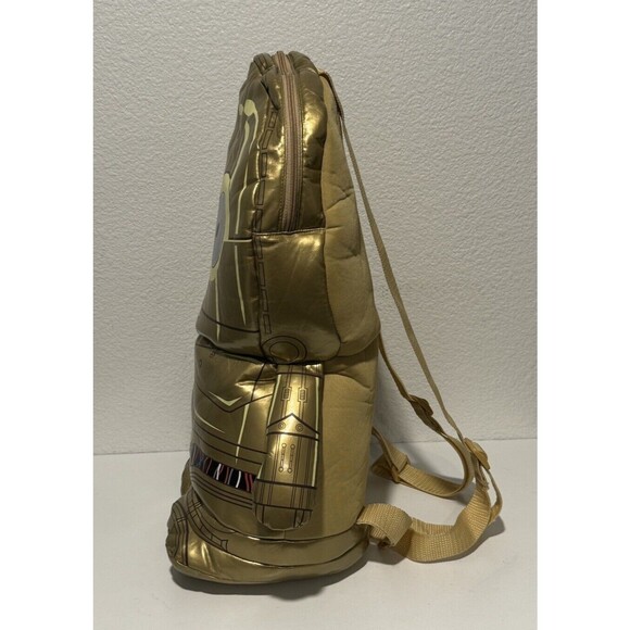 2014 Star Wars C-3P0 Backpack Pals Plush Backpack 18” Disney LucasFilms Rare - Picture 9 of 16